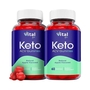 2-Pack Vital Keto Gummies - Vital Keto ACV Gummys For Weight Loss - 120 Gummies - Picture 1 of 3
