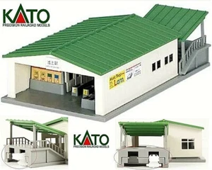 KATO ÖRTLICHER BAHNHOF EINGANG ZÜGE mit ÜBERDACHUNG ABSTIEG SPUR-N - Bild 1 von 4