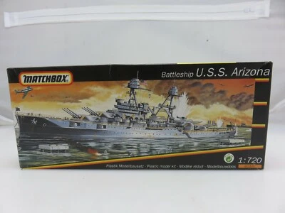 Matchbox BATTLESHIP USS ARIZONA 1/720 Scale Plastic Model Kit 40167 UNBUILT - Image 1 of 4