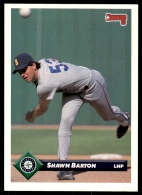 1993 Donruss Baseball Card Shawn Barton Seattle Mariners #53 - Image 1 of 2