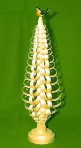 Table decoration chip tree with bird height 25 cm new wooden tree Christmas decoration decoration - Picture 1 of 1