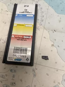 (10) Iscar GFF-3R Gr IC20 Hartmetall Wendeschneidplatte Selbstgriff Trenn- & Nuteinsatz - Bild 1 von 4