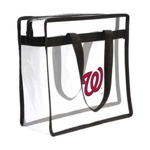 Washington Nationals Clear Stadium Tote [NEW] MLB Bag Purse Game Day Field - Picture 1 of 1