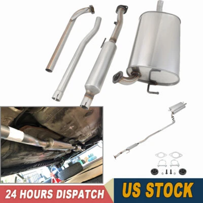 Stainless Muffler Exhaust System For Toyota Camry 2.2L 97-2001 Solara 2.4L 02-03 - Image 1 of 4