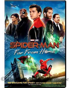 Spider-Man Far From Home DVD Authentic New Spiderman Movie Spider Man 2 Holland - Imagen 1 de 2
