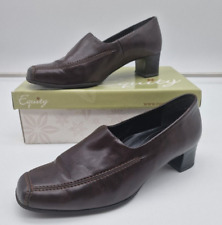 Dorndorf Ladies Shoes Brown Heeled Soft Leather VGC Women’s Size 4 H