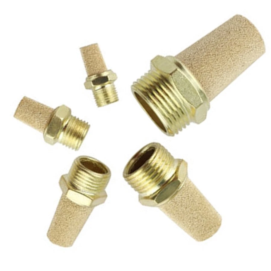 MARKENLOS Pneumatik Luft Schalldämpfer Silencer Pneumatic M5 M6 1/8" 1/4" 3/8" 1/2" BSL