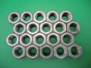 ATOM DRUM BRAKE AXLE NUTS x20 FOR PUCH MOPEDS / FRENCH TANDEMS - 11mm THREADS - Picture 1 of 5
