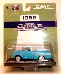 Camión GMC 2024 Machines 1959 1:64 azul claro 1959 GMC Stepside - Imagen 1 de 6