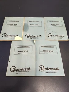 Universal Instruments HSP 4796L Manuali Istruzioni Sezioni 1-5 - Foto 1 di 7