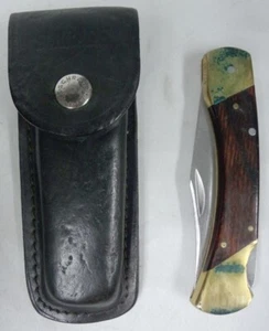 Vintage Schrade USA LB7 Uncle Henry Lockback Folding Pocket Knife w/ Sheath! - Picture 1 of 18