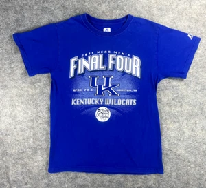 Kentucky Wildcats 2011 NCAA MEN'S FINAL FOUR shirt Men's Small Blue Russel - Picture 1 of 7