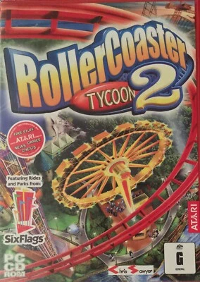 Roller Coaster Tycoon 2 PC CD Rom 2002 Windows Retro Free Postage - Image 1 of 3