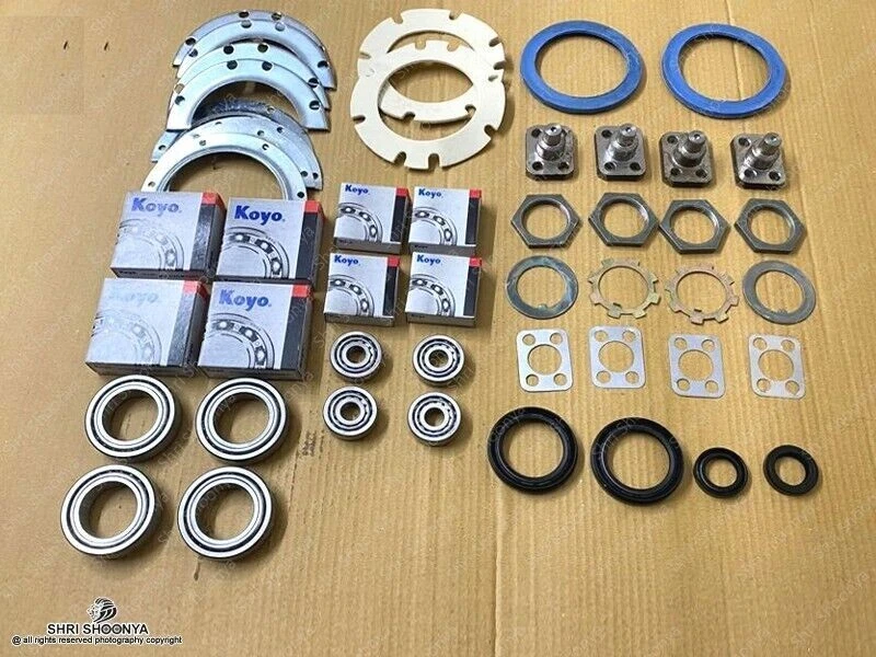 KNUCKLE, KING PIN & FRONT AXLE REBUILD KIT - SUZUKI SAMURAI 80'-95-KOYO Bearing - Image 1 of 2