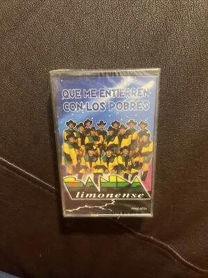 Banda Limonense Cassette Que Me Entierren con los Pobres 1998 Fonovisa Rare New - Image 1 of 2