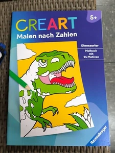 Malen nach Zahlen Creart Dinosaurier ab 5 Jahre Ravensburger Malbuch - Bild 1 von 1