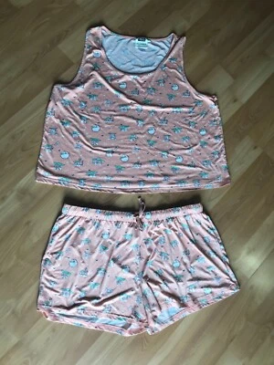 Pre-Owned Womens Star Wars Mandalorian Baby Yoda Pajama Top & Bottom Set Size 2X - Image 1 of 4