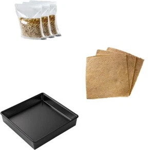 Katzengras Anzuchtset - Bio Samen, Jute Growmatten, 10 x 10 Growbehälter - G - Bild 1 von 3