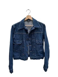 A.P.C. Women Raw Denim Jacket Size L fits M - Picture 1 of 4