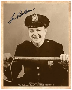 Officer Joe Bolton 50er Kinder NYC TV Serie Autogramm 8x10 Foto RP - Bild 1 von 1