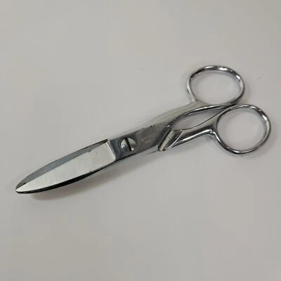 Vintage Gingher Sewing Scissors chromium Solingen Made In Germany shears metal - Image 1 of 4