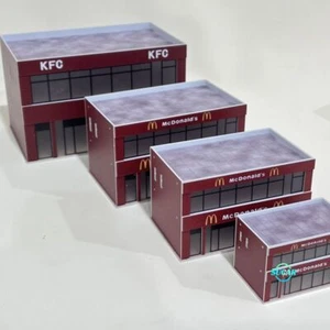 HO Scale Diorama Building Model City Railroad Layout Scene Display Model Gifts - Picture 1 of 24