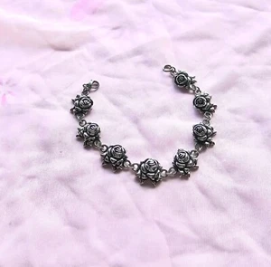 Acero Inoxidable Gótico Motociclista Calavera Cruz Regalo Unisex Pulsera Genial Regalo 8" - Imagen 1 de 3
