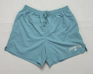 Champion Warm Up Shorts 6" Inseam Lightweight Light Blue Mens Medium M - Picture 1 of 5