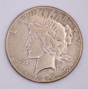 1926-S  Toned Peace Silver Dollar - Picture 1 of 5