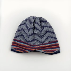 Gorro de Colección Patagonia Mezcla de Lana Cubierta de Oreja Forrado de Vellón Retro Zig Zag - Imagen 1 de 14