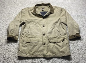 LL Bean Jacke Herren XL Beige Barn Chore Mantel Utility Cord Kragen Outdoor - Bild 1 von 13