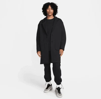 Gabardina Nike Tech Fleece Reimaginada FN0601-010 Negra Hombres Talla 3XL XXXL NUEVA Foto 1 de 4