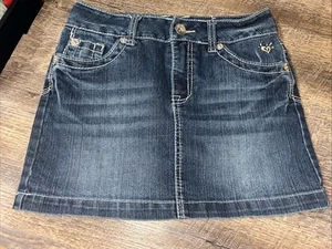Just a size 12 jean skirt Skort Mini Guc - Picture 1 of 6