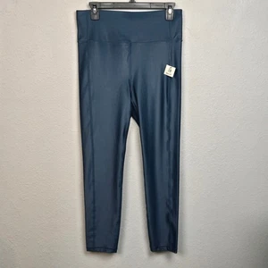Sweaty Betty London Beetle Blue High Waisted 7/8 Leggings Size L Activewear NWT - Picture 1 of 10