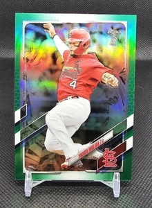 2021 Topps Chrome Ben Baller Yadier Molina Green Refractor /99 - Bild 1 von 2