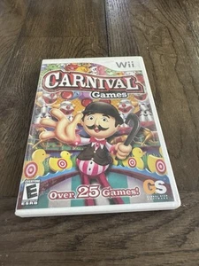 Nintendo Wii Carnival Games game, with case, no manual. Tested & works (b) - Picture 1 of 3