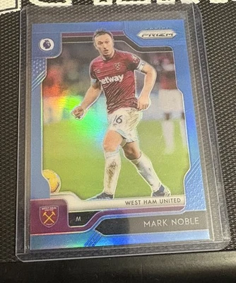 2019 Prizm Premier League Mark Noble Blue SP /199 West Ham United clean  - Image 1 of 2