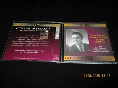 2-CD-Set-Giuseppe Di Stefano--The Complete Martini & Rossi Concerts 1952 / 1956- - Immagine 1 di 4