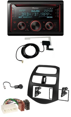 Pioneer 2DIN MP3 DAB USB CD Bluetooth Autoradio für Chevrolet Spark KLM 2012-201 - Bild 1 von 4