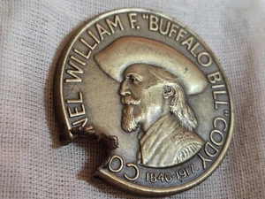 1973 - COLONEL WILLIAM F "BUFFALO BILL" CODY - Wild West Show Trick Shot Coin. - Bild 1 von 4