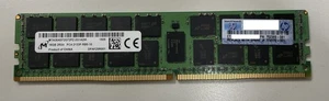 HP 16 GB DDR4-2133 RDIMM PC4-2133P-R 2Rx4 ECC Registered MTA36ASF2G72PZ-2G1A2IK - Picture 1 of 2