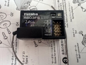 Futaba R603FS 3-Channel Telemetry Receiver Working USED - Picture 1 of 3