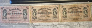 Sächsische Bank Dresden 500 Mark 1890 und 1911 - Bild 1 von 8