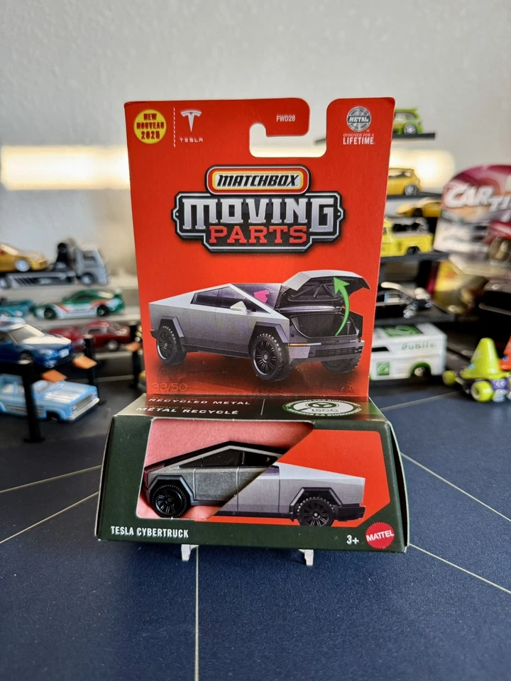 Piezas móviles Matchbox Tesla Cybertrunk piezas móviles capó de apertura 1:64 diecast Foto 1 de 1