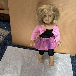 American Girl mit Sommersprossen. Blaue Augen. 18". 2008. Kein Orig Outfit - Bild 1 von 4