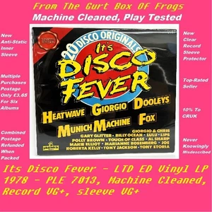 Its Disco Fever - LTD ED Vinyl LP 1978 - PLE 7013 - VG/VG+ - Machine Cleaned - Picture 1 of 9