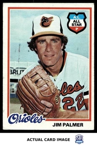 Jim Palmer 1978 Topps #160 Baltimore Orioles Salón de la fama ex - Imagen 1 de 4