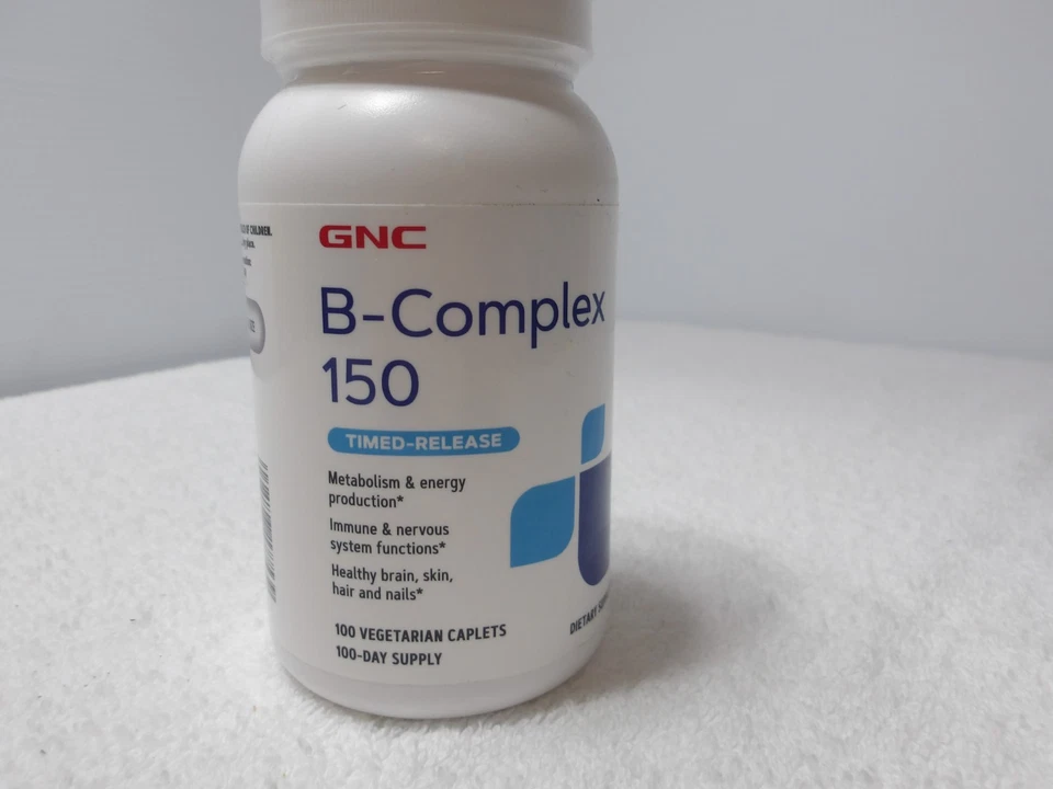 GNC B-Complex 150 versión programada 100 cápsulas vegetarianas (EXP:06/2026) Foto 1 de 2