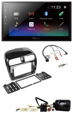 Pioneer USB Bluetooth DAB 2DIN Lenkrad Autoradio für Mitsubishi Mirage SpaceStar - Bild 1 von 4