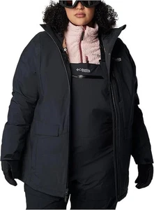 COLUMBIA MOUNT BINDO III INSULATED JACKET PARKA COAT BLACK WOMEN'S SIZE L NEW - Picture 1 of 5